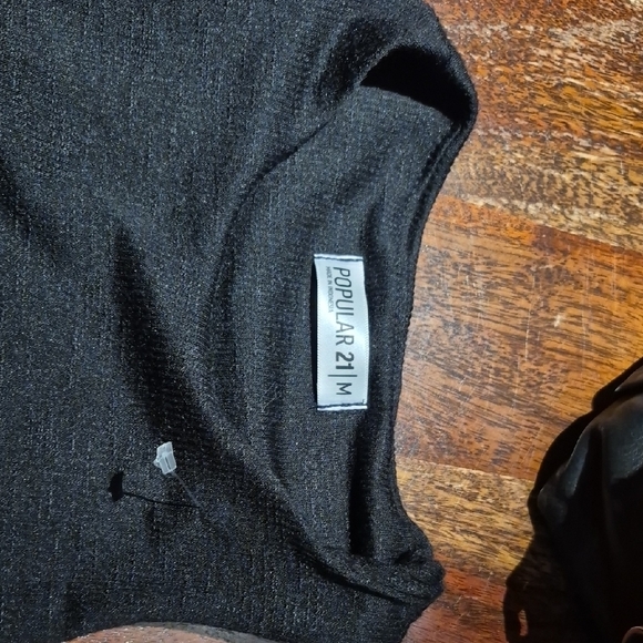 Popular 21 Black Tank Top for Women - Picture 2 of 3